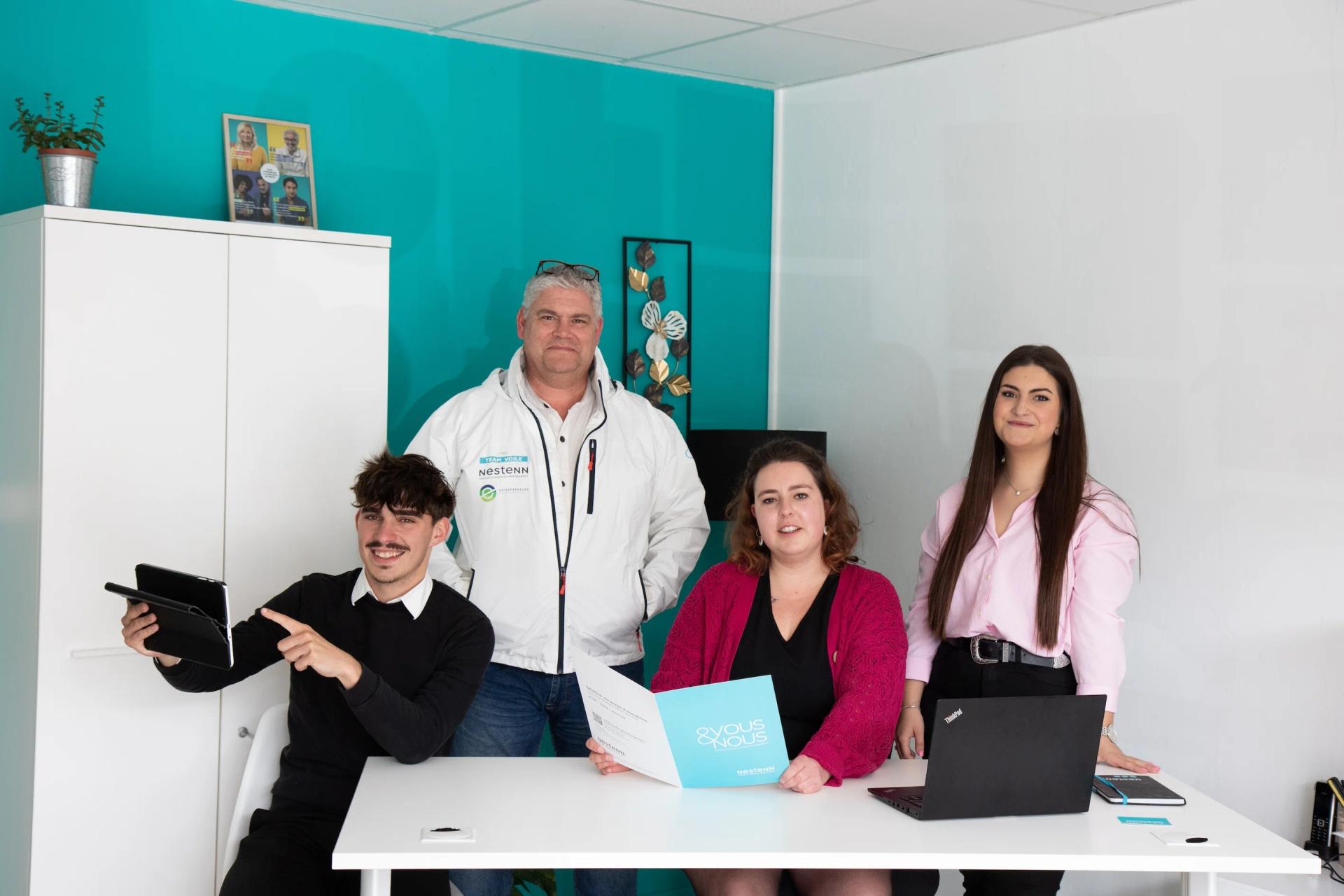 Photo de l'équipe de l'agence